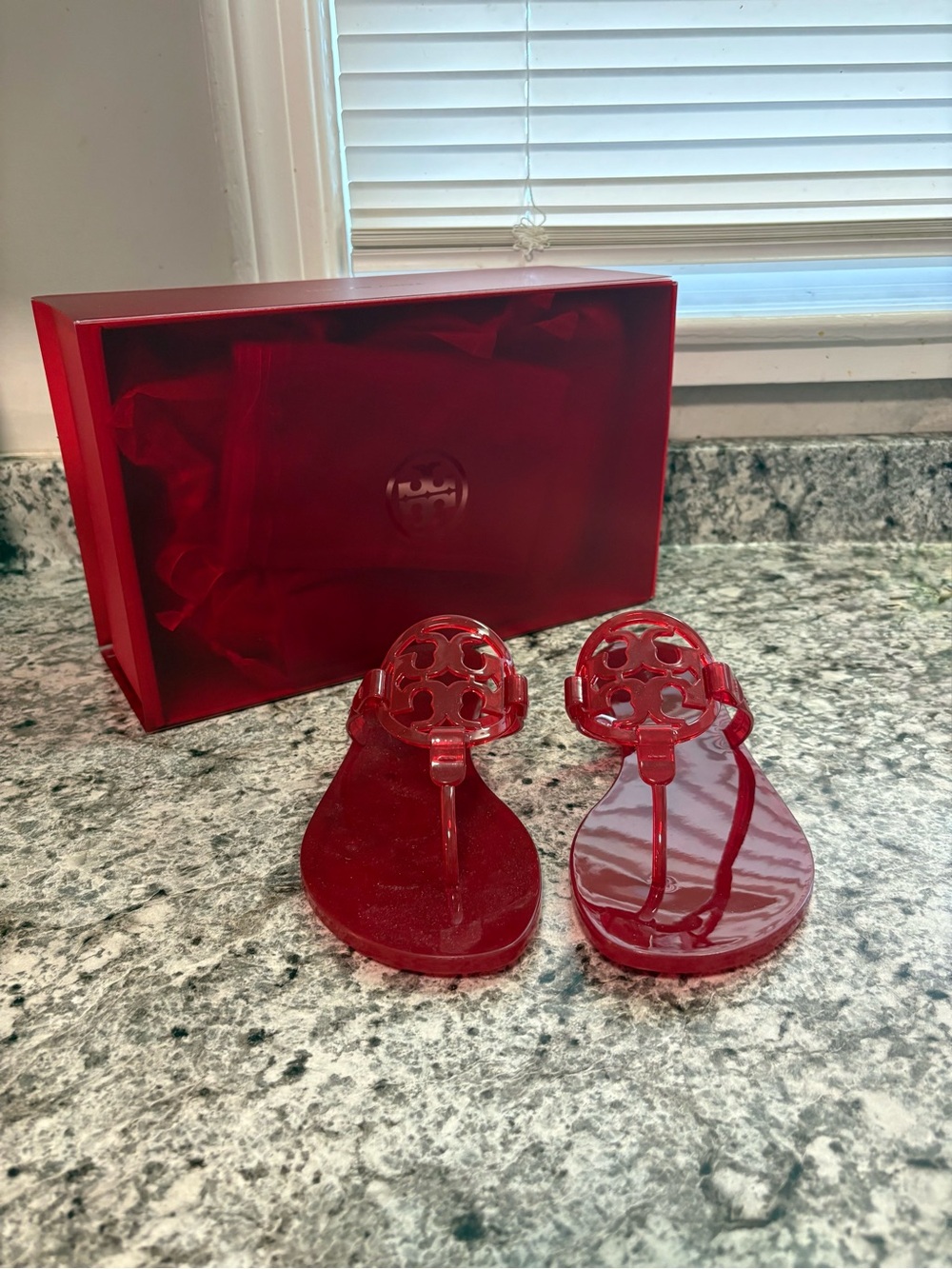Tory Burch Miller Jelly Sandals NWT